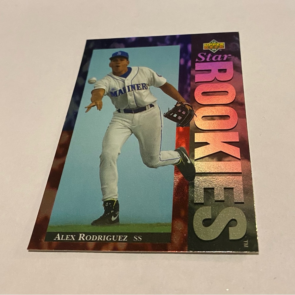 Alex Rodriguez RC Rookie 1994 Upper Deck # 24 Seattle Mariners Vintage - Picture 3 of 3